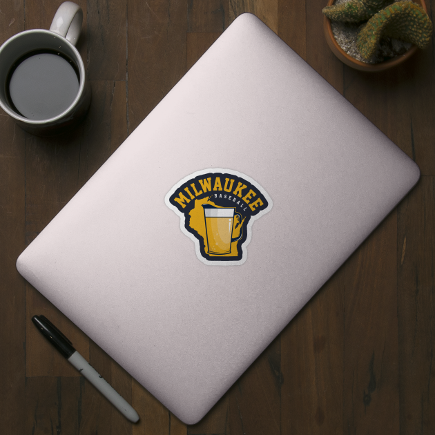 Milwaukee Brewers Baseball State by stayfrostybro